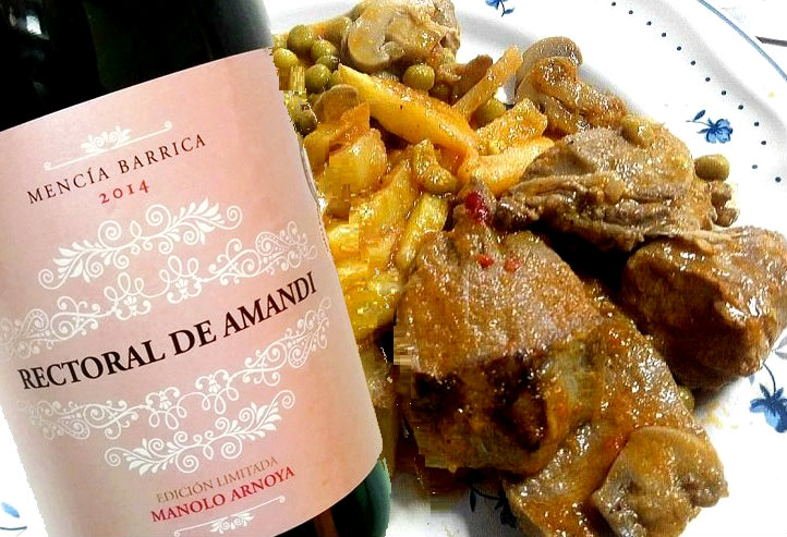 Rectoral de Amandi Mencía Barrica 2014 Edición Limitada Manolo Arnoya