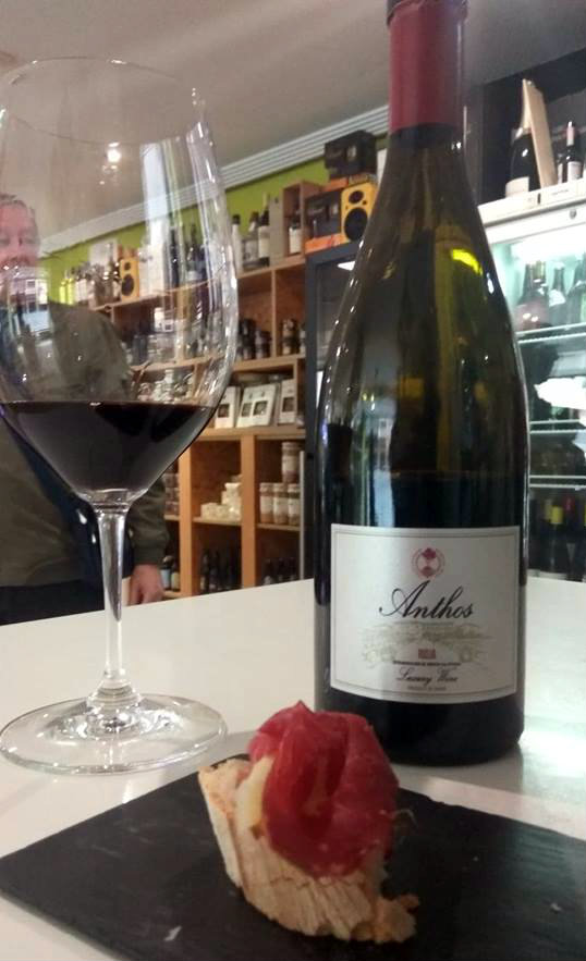 Cata del vino Anthos 2006, DOCa Rioja, roza la perfección con una calificación de 98 puntos