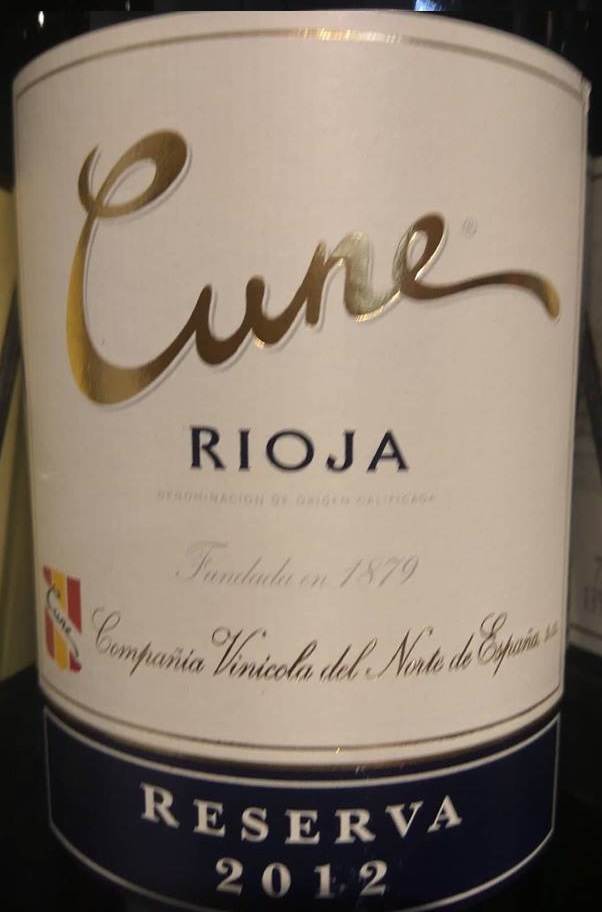 Soberano alguna cosa Pensamiento Cata del vino Cune Reserva 2012, DOCa Rioja – Sobrelias