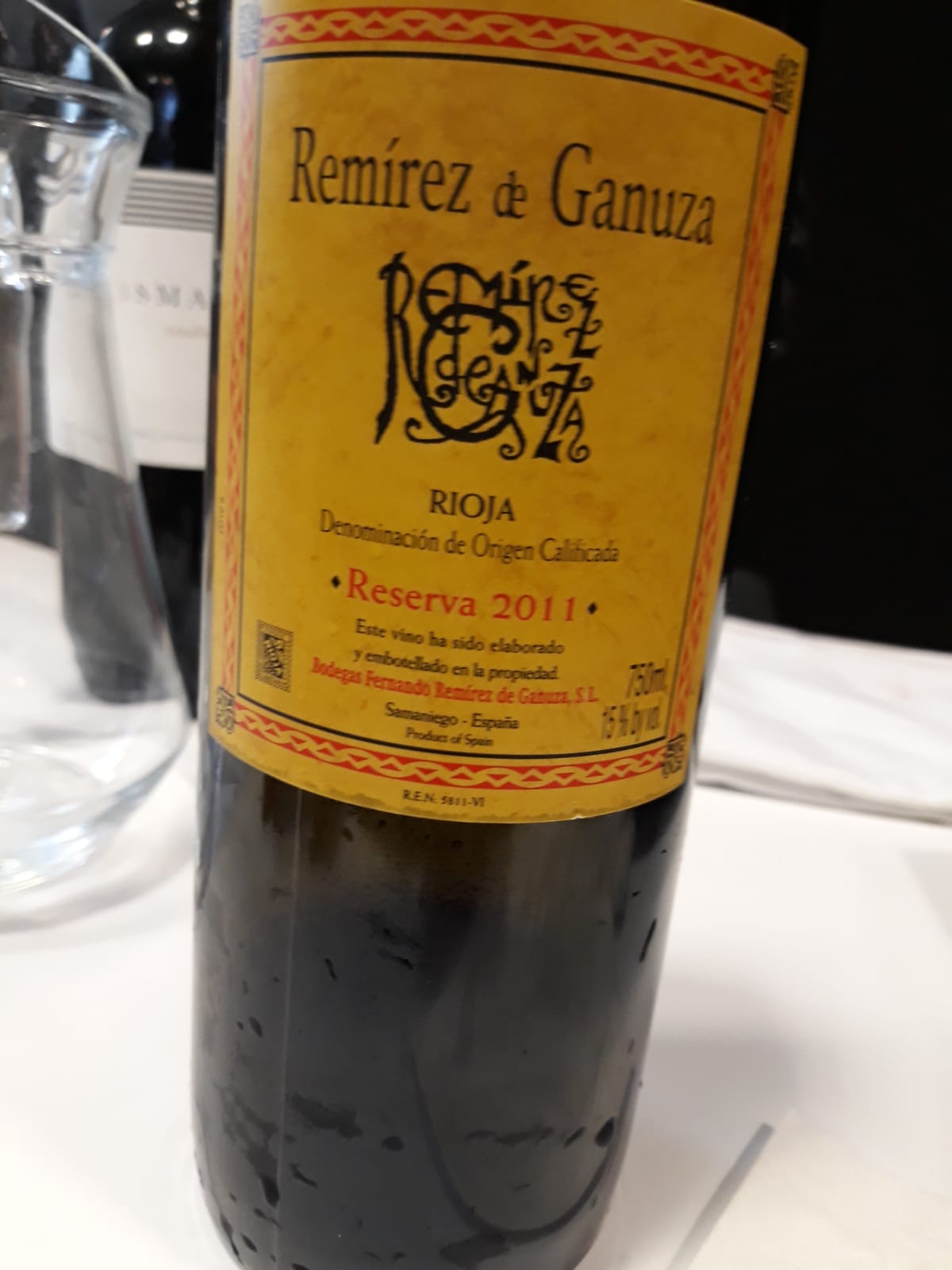 Remírez de Ganuza Reserva 2011