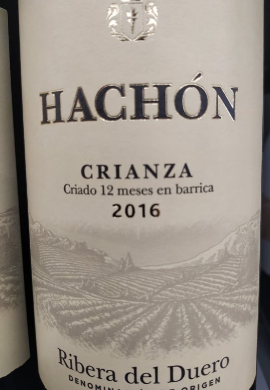 Hachón Crianza 2016 Hachón Crianza 2016