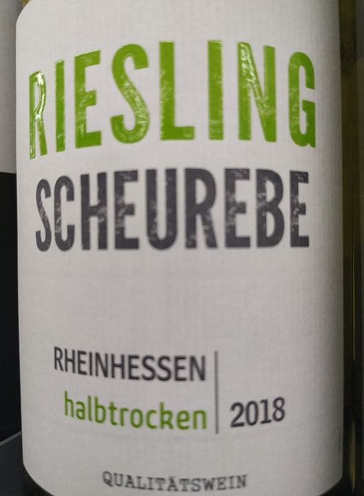 Riesling Scheurebe Rheinhessen halbtrocken