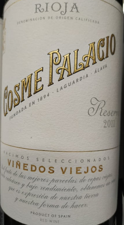 Cosme Palacio Reserva 2011 Cosme Palacio Reserva 2011