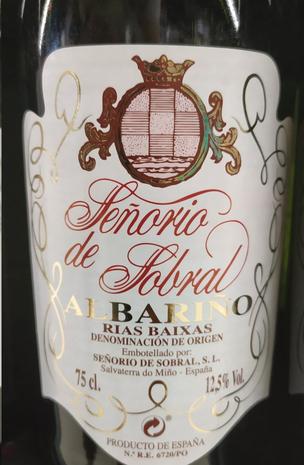Señorío de Sobral Albariño 2018 Señorío de Sobral Albariño