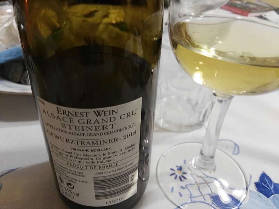 Ernest Wein Gewürztraminer Grand Cru Steinert 2018