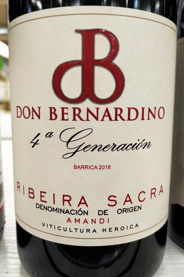 Don Bernardino 4ª Generación Barrica 2016