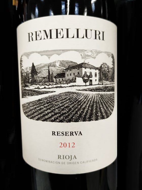 Remelluri Reserva 2012