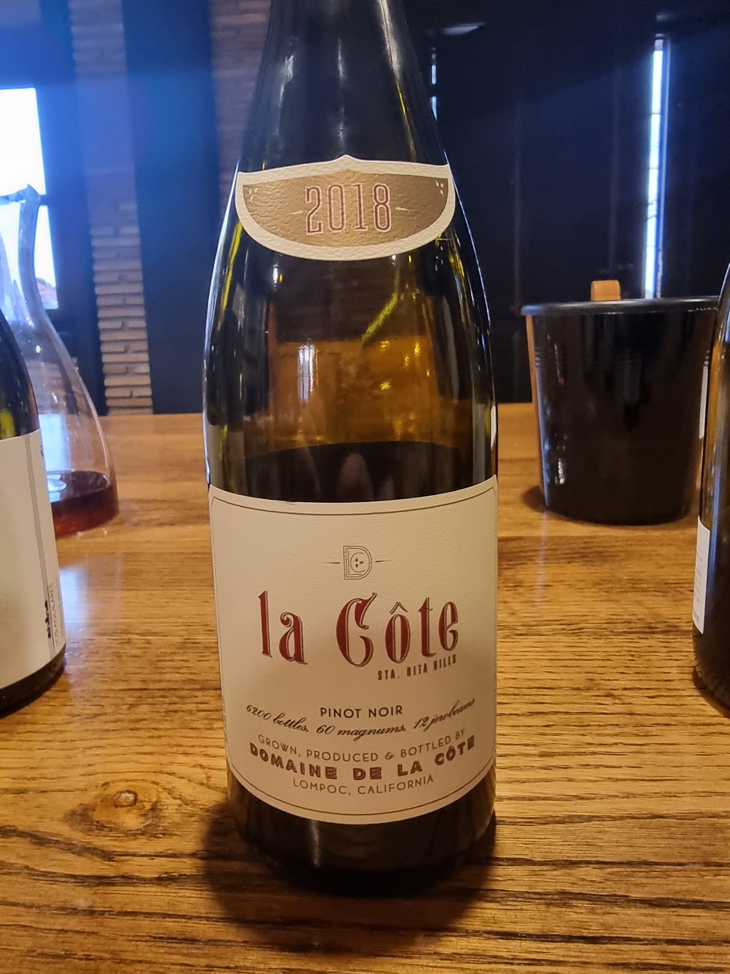Domaine de la Côte Sta Rita Hills Pinot Noir 2018