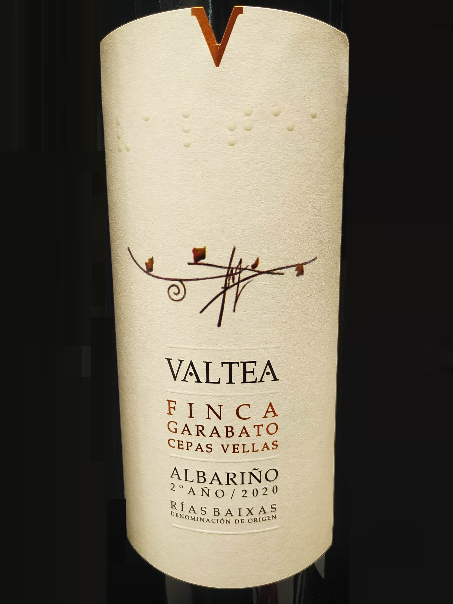 Valtea Finca Garabato Cepas Vellas Albariño 2º Año 2020