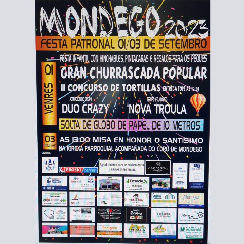 Festas de Mondego 2023 Sobrelias