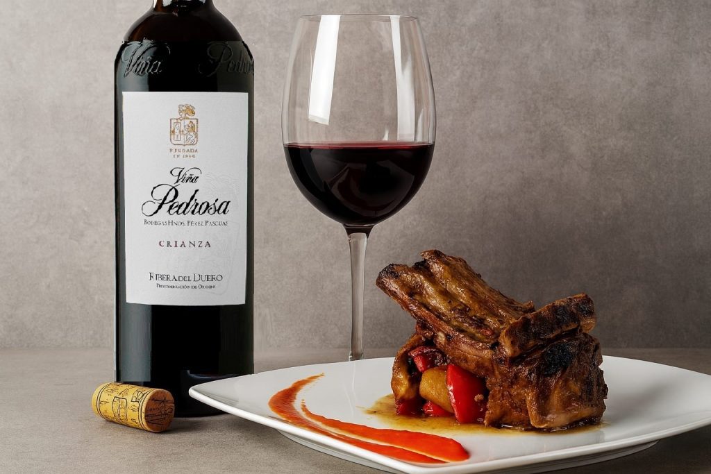 Ribera del Duero y cordero asado