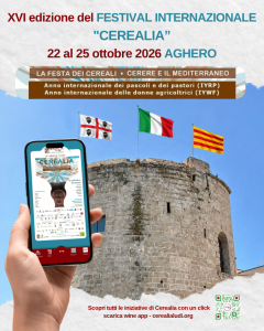 Alghero une vino y gastronomía en Cerealia 2026