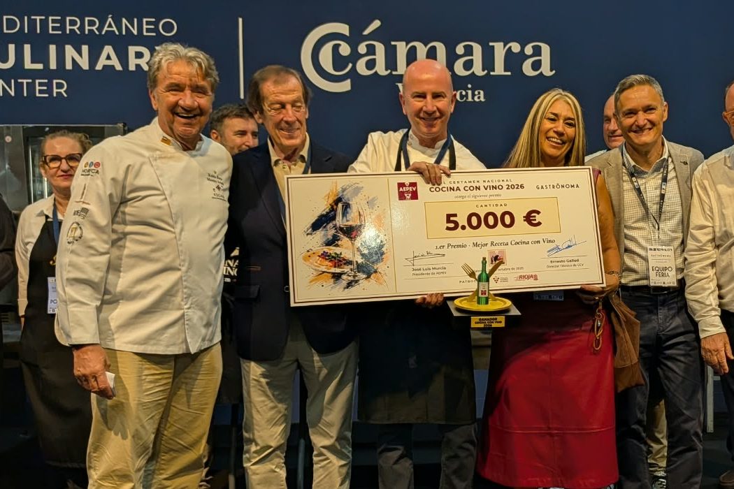 Óscar Hernanado, ganador del Concurso Nacional Cocina con Vino