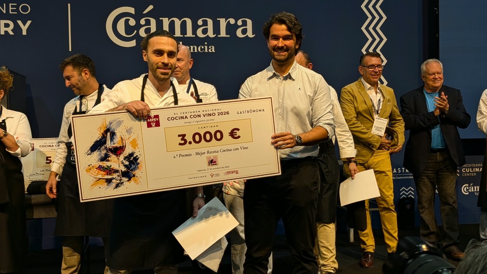 Pedro Juán Sánchez Santacreu, segundo en el I Concurso Nacional Cocina con vino