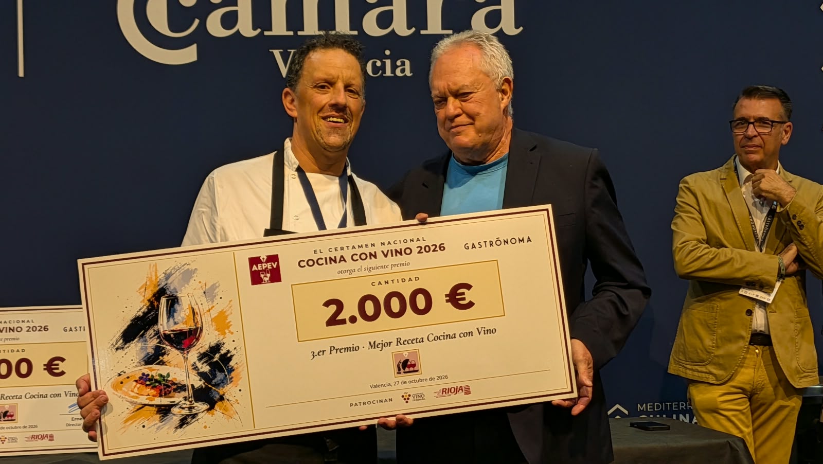 Salvador Melgar Ramírez, tercero en el I Concurso Nacional Cocina con Vino